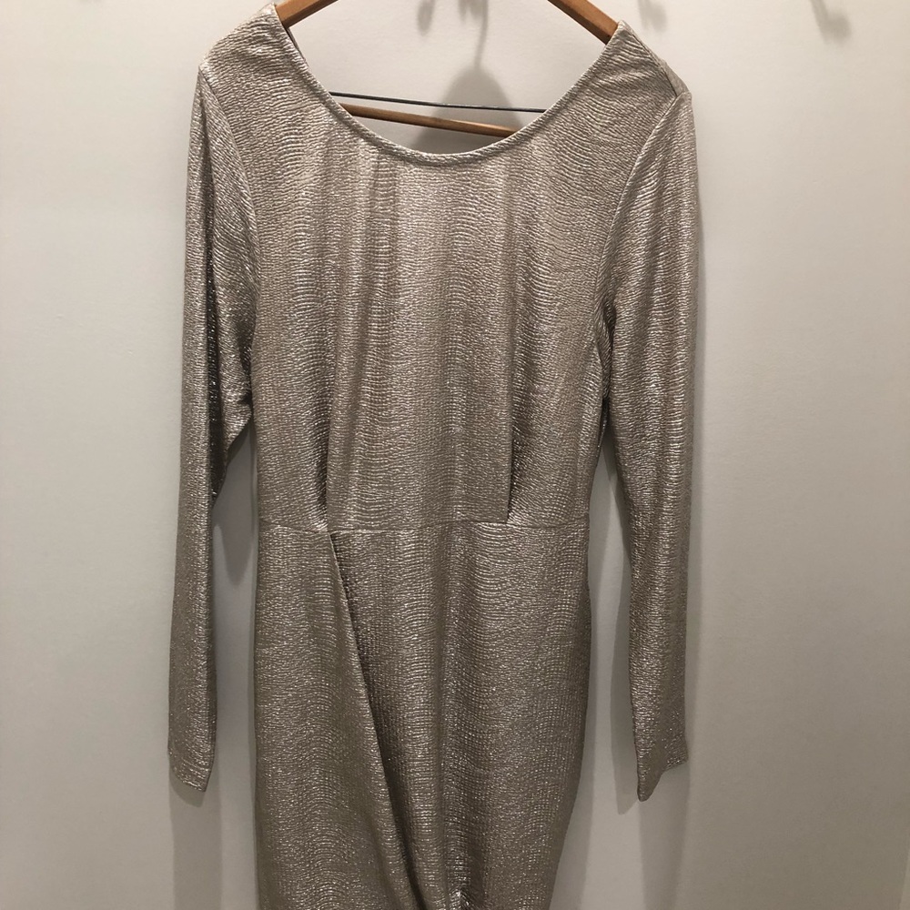 BCBGeneration Long Sleeve Blouson Mini Dress (NEW)